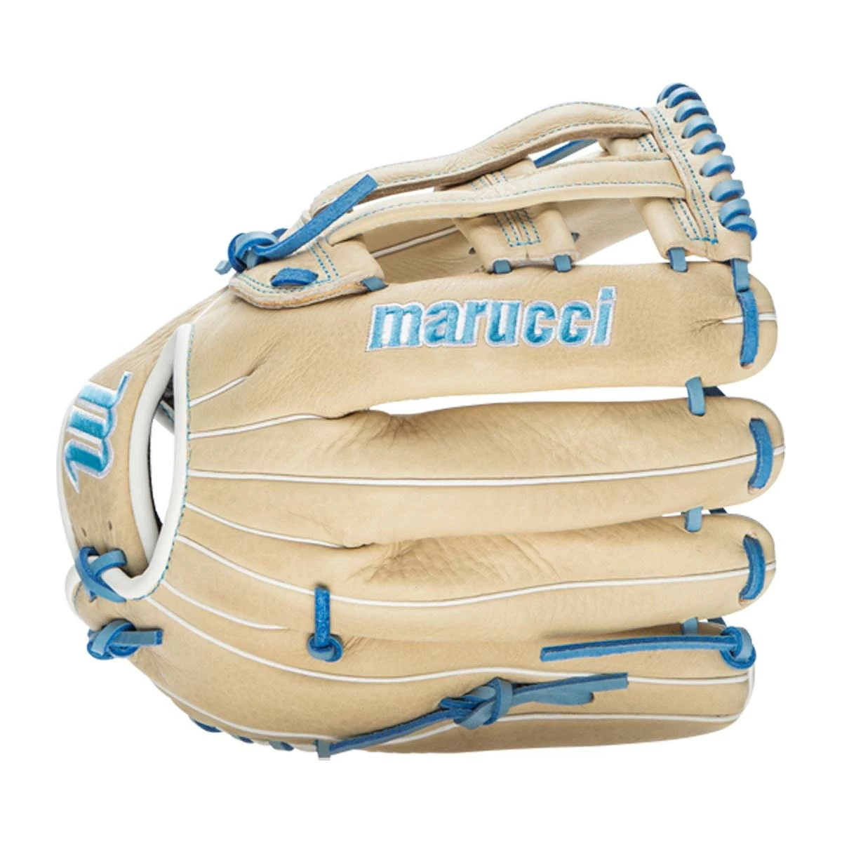 Best Pirce ⌛ Marucci Palmetto Series 12.75" Fastpitch Softball Glove: MFGPLM1275FP Blue, Tan 👍 6 Best Pirce ⌛ Marucci Palmetto Series 12.75" Fastpitch Softball Glove: MFGPLM1275FP Blue, Tan 👍 - Image 4