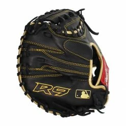 Buy ⌛ Rawlings R9 27" Baseball Training Catcher's Mitt: R9TRCM Black, Gold 🎉 -BaseBallBat Sales Store c029 11 20 rawlings r9 27 baseball training catchers mitt r9trcm 33544 5 l