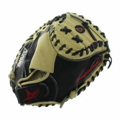 Best Pirce 💯 All Star Pro 35" Catcher's Mitt: CM3100BT Black, Brown 🔥 -BaseBallBat Sales Store c0cf 06 18 7312 2 m