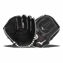 Top 10 👍 Mizuno Pro Select 12.5" Fastpitch Softball Glove: GPSF1250BK Black, White ⌛ -BaseBallBat Sales Store c247 09 18 30759 l