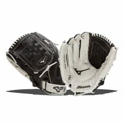 Outlet 🔔 Mizuno Franchise 13" Fastpitch Softball Glove: GFN1301F4 Black, White ⭐