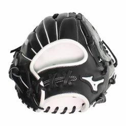 Top 10 👍 Mizuno Pro Select 12.5" Fastpitch Softball Glove: GPSF1250BK Black, White ⌛ -BaseBallBat Sales Store c4db 09 18 30759 6 m