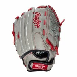 Flash Sale 😍 Rawlings Sure Catch 11" Mike Trout Youth Baseball Glove: SC110MT Grey, Red ❤️ -BaseBallBat Sales Store c76a 08 21 rawlings sure catch 11 mike trout youth baseball glove sc110mt 34630 7 l