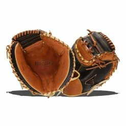 Cheap 🧨 Easton Professional Collection Hybrid 33.5" Baseball Catcher's Mitt: PCH-H35 Black, Tan 🛒