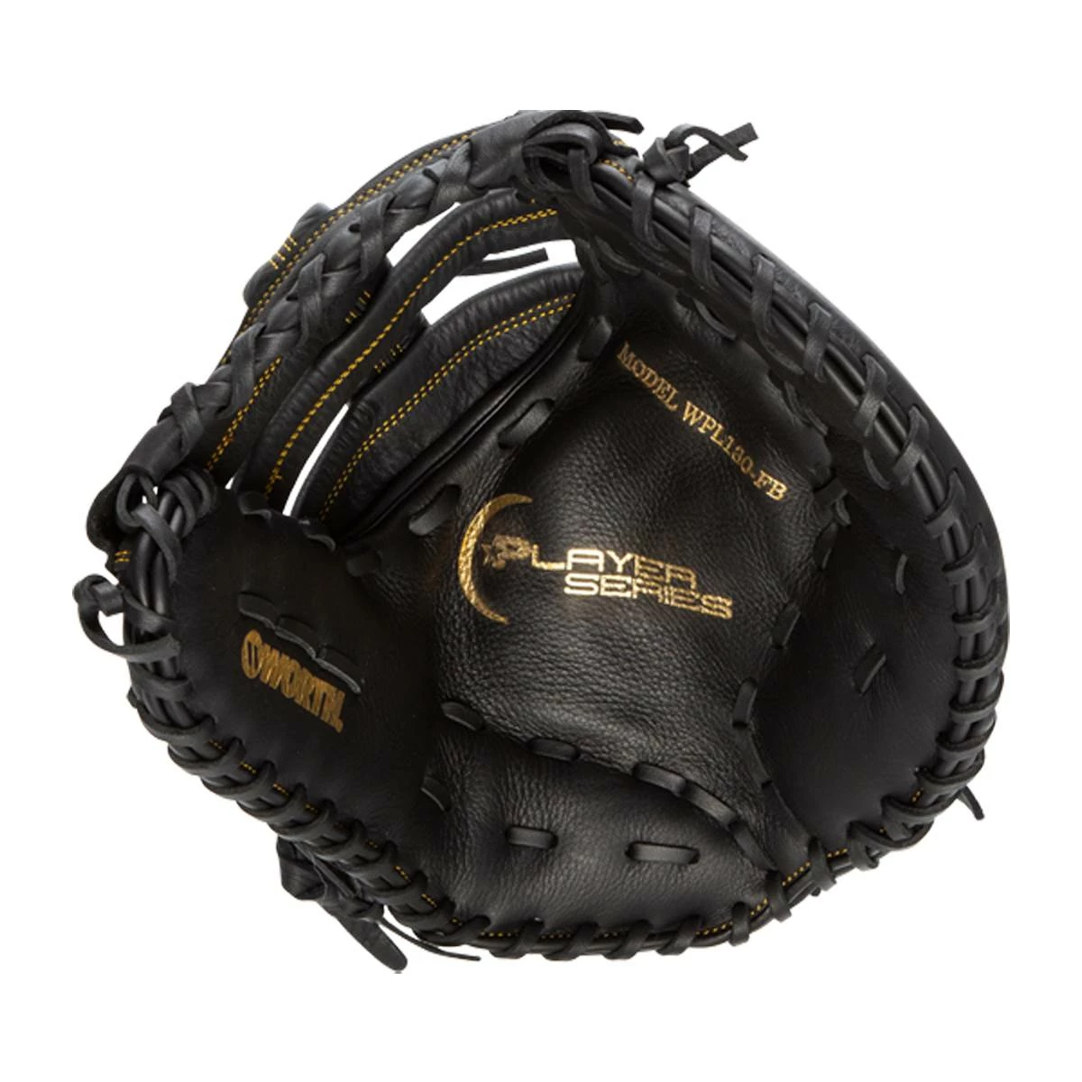 Discount ❤️ Worth Player Series 13" Slow Pitch First Base Mitt: WPL130-FB Black, Gold ⭐ 15 Discount ❤️ Worth Player Series 13" Slow Pitch First Base Mitt: WPL130-FB Black, Gold ⭐ - Image 13