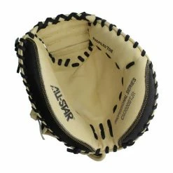 Outlet 😍 All Star Pro Elite 31.5" Travel Ball Catcher's Mitt: CM3000BTJR Black, Brown 👍