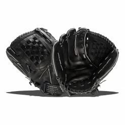 Hot Sale 🧨 Mizuno Techfire 14" Slow Pitch Softball Glove: GTF1400 Black, Grey ❤️