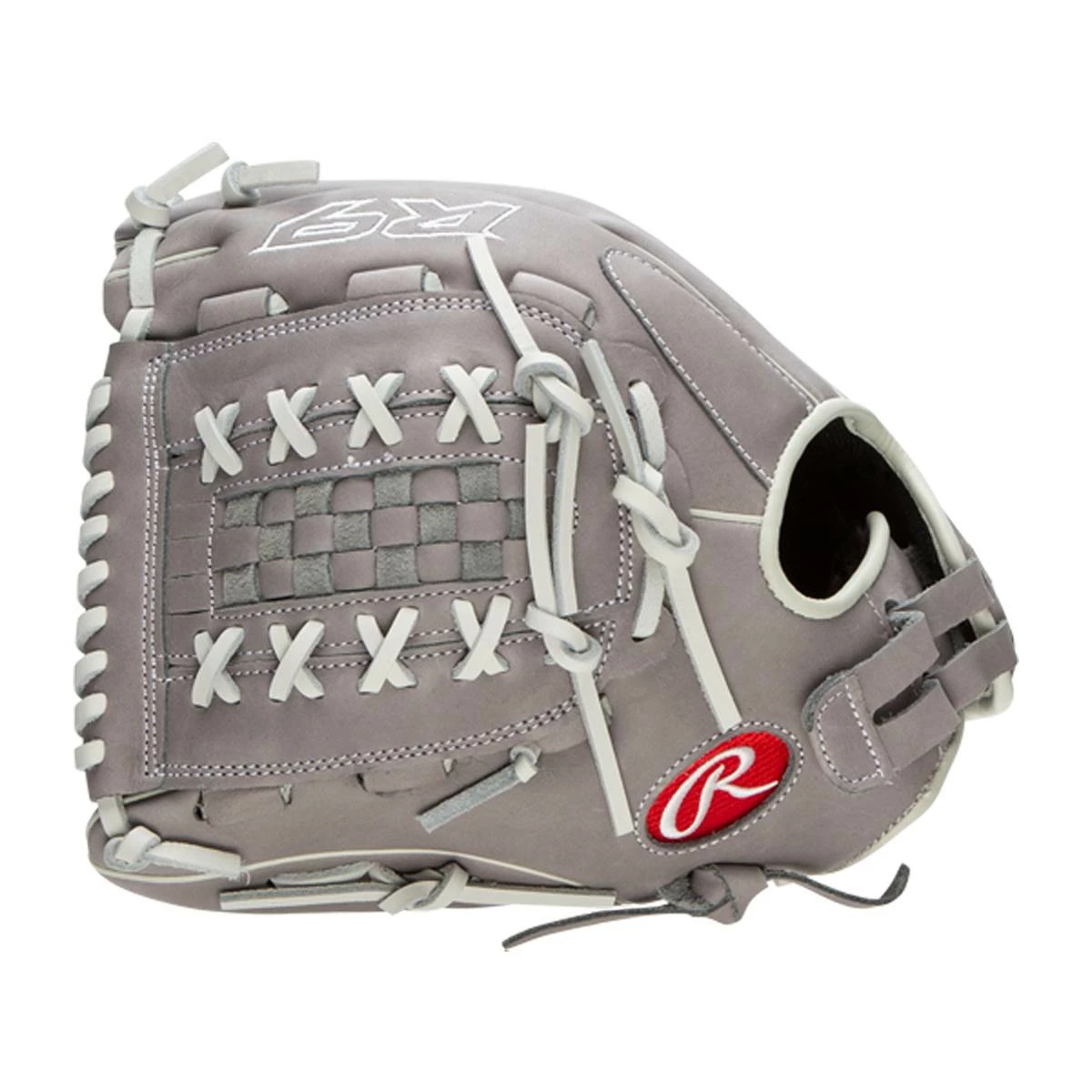 Best Pirce 😍 Rawlings R9 12.5" Fastpitch Softball Glove: R9SB125-18G Grey 👏 6 Best Pirce 😍 Rawlings R9 12.5" Fastpitch Softball Glove: R9SB125-18G Grey 👏 - Image 4