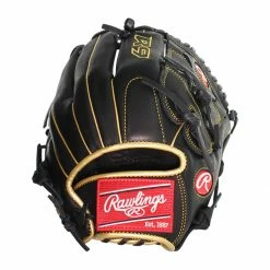 Wholesale 🔔 Rawlings R9 12" Baseball Glove: R9206-9BG Black, Gold 🧨 -BaseBallBat Sales Store cf68 11 20 rawlings r9 12 baseball glove r9206 9bg 33538 7 l