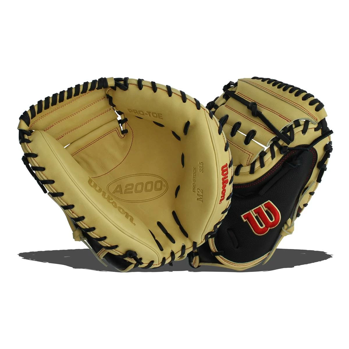 Outlet ๐คฉ Wilson A2000 SuperSkin M2 33.5" Baseball Catcher's Mitt: WBW100117335 Black, Tan ๐ 9 Outlet ๐คฉ Wilson A2000 SuperSkin M2 33.5" Baseball Catcher's Mitt: WBW100117335 Black, Tan ๐ - Image 7