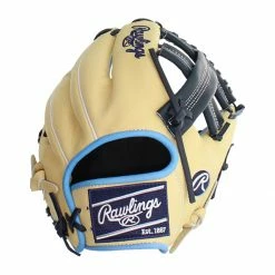 Discount 👏 Rawlings Heart of the Hide 11.5" Baseball Glove: PRO204-20CB Blue, Tan 🔔 -BaseBallBat Sales Store d133 03 20 rawlings heart of the hide 11 5 baseball glove pro204 20cb 33266 7 l