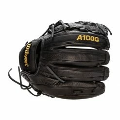 Buy 🛒 Wilson A1000 P12 12" Fastpitch Softball Glove: WBW10018012 Black, Gold 😍 -BaseBallBat Sales Store d35a 11 21 wilson a1000 p12 12 fastpitch softball glove wbw10018012 34279 19 l