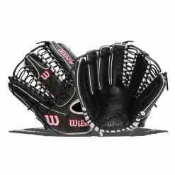 Best deal 🛒 Wilson A2000 SuperSkin OT7 Spin Control 12.75" Baseball Glove: WBW1001561275 Black 🎁