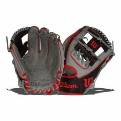 Top 10 ⭐ Wilson A2000 SuperSkin 11.5" Baseball Glove: WTA20RB20TE1786 Black, Grey, Red 🧨
