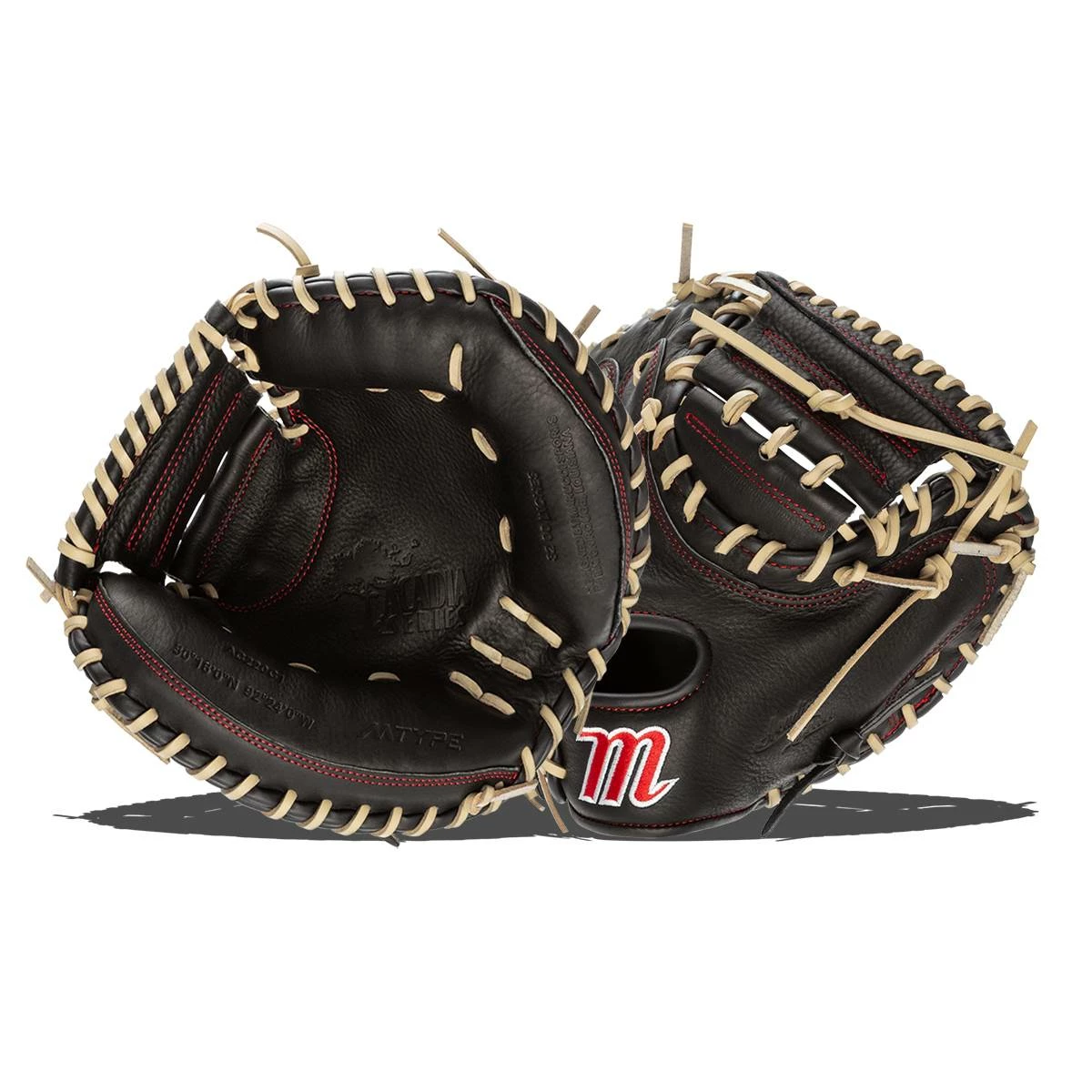 Discount ⌛ Marucci Acadia Series 32" Youth Baseball Catcher's Mitt: MFGACM220C1 Black, Red ✔️ 3 Discount ⌛ Marucci Acadia Series 32" Youth Baseball Catcher's Mitt: MFGACM220C1 Black, Red ✔️