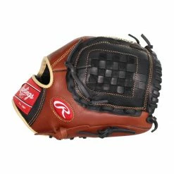 Best Pirce ❤️ Rawlings Sandlot Series 12" Baseball Glove: S1200B Black, Brown 👍 -BaseBallBat Sales Store d721 03 20 rawlings sandlot series 12 baseball glove s1200b 29147 4 l