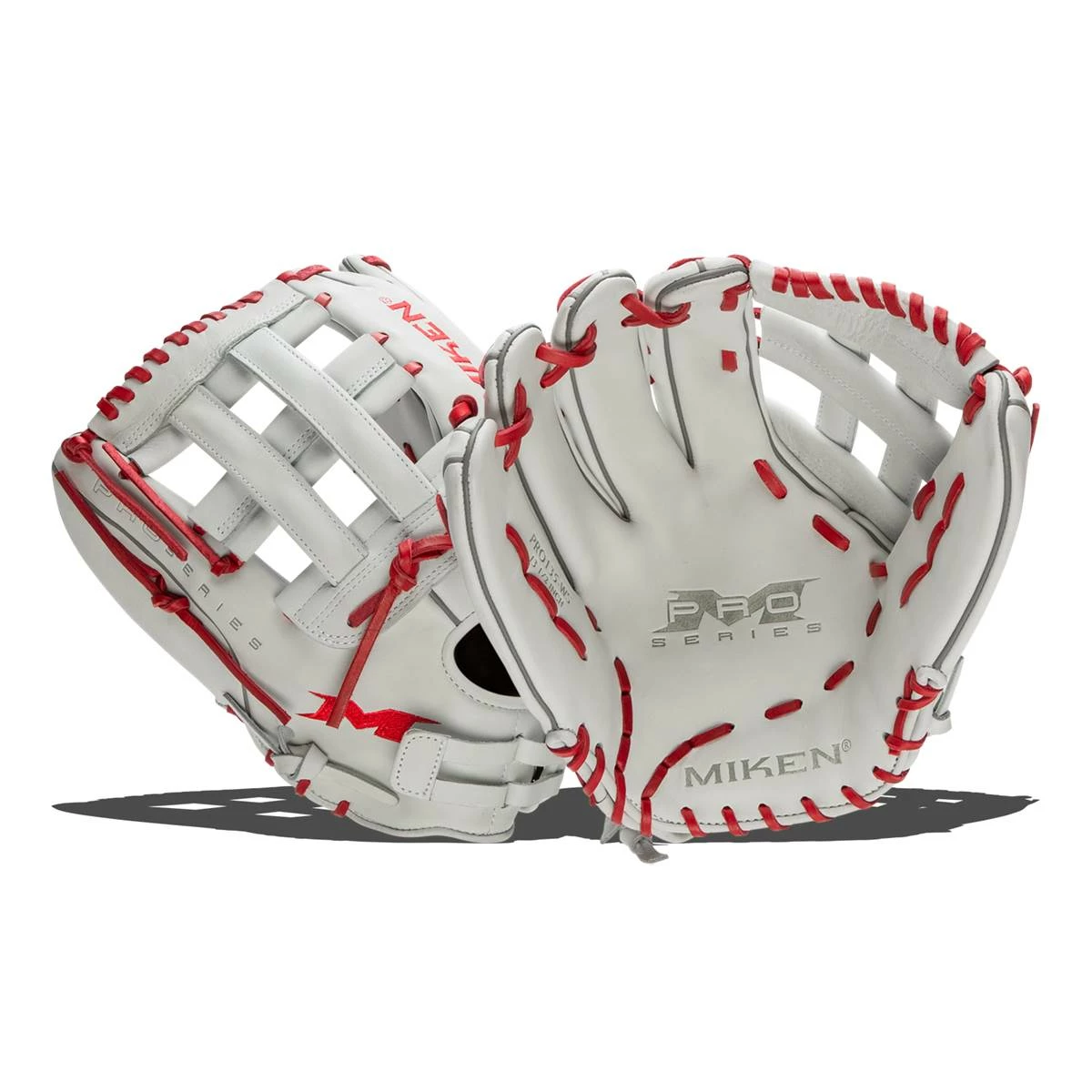 Top 10 โ Miken Pro Series 13.5" Slow Pitch Softball Glove: PRO135-WS Red, White ๐ 3 Top 10 โ Miken Pro Series 13.5" Slow Pitch Softball Glove: PRO135-WS Red, White ๐