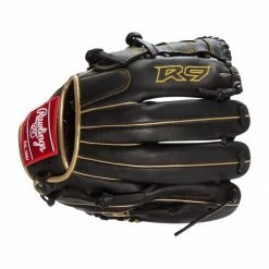 Wholesale 🔔 Rawlings R9 12" Baseball Glove: R9206-9BG Black, Gold 🧨 -BaseBallBat Sales Store d8e9 11 21 rawlings r9 12 baseball glove r9206 9bg 33538 12 l