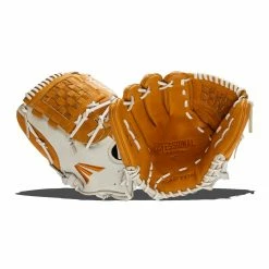 Cheapest 🎁 Easton Professional Collection 12" Fastpitch Softball Glove: PC1200FP Brown, White ❤️