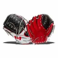 New 🌟 Rawlings Heart of the Hide LE Olympic Series 12" Fastpitch Softball Glove: PRO716SB-18CA Blue, Red, White 🧨