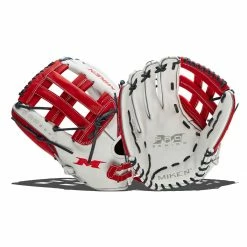 Hot Sale ๐ Miken 14" Pro Series Slow Pitch Softball Glove: PRO140-WSN Grey, Blue, Red ๐