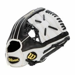 Best Pirce 🛒 Wilson A500 Siren 12" Youth Fastpitch Softball Glove: WBW10042012 Black, White 💯 -BaseBallBat Sales Store dee8 10 21 wilson a500 siren 12 youth fastpitch softball glove wbw10042012 34735 6 l