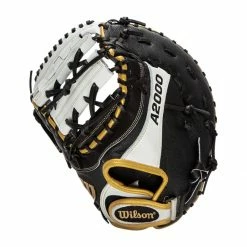 Best deal 🎉 Wilson A2000 SuperSkin 12" Fastpitch Softball First Base Mitt: WTA20RF19FP1BSS Black, White 💯 -BaseBallBat Sales Store e28b 10 21 wilson a2000 superskin 12 fastpitch softball first base mitt wta20rf19fp1bss 30521 15 l