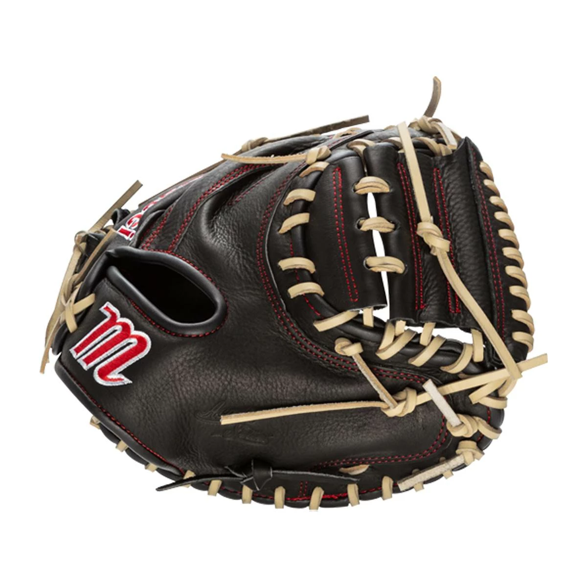 Discount ⌛ Marucci Acadia Series 32" Youth Baseball Catcher's Mitt: MFGACM220C1 Black, Red ✔️ 6 Discount ⌛ Marucci Acadia Series 32" Youth Baseball Catcher's Mitt: MFGACM220C1 Black, Red ✔️ - Image 4