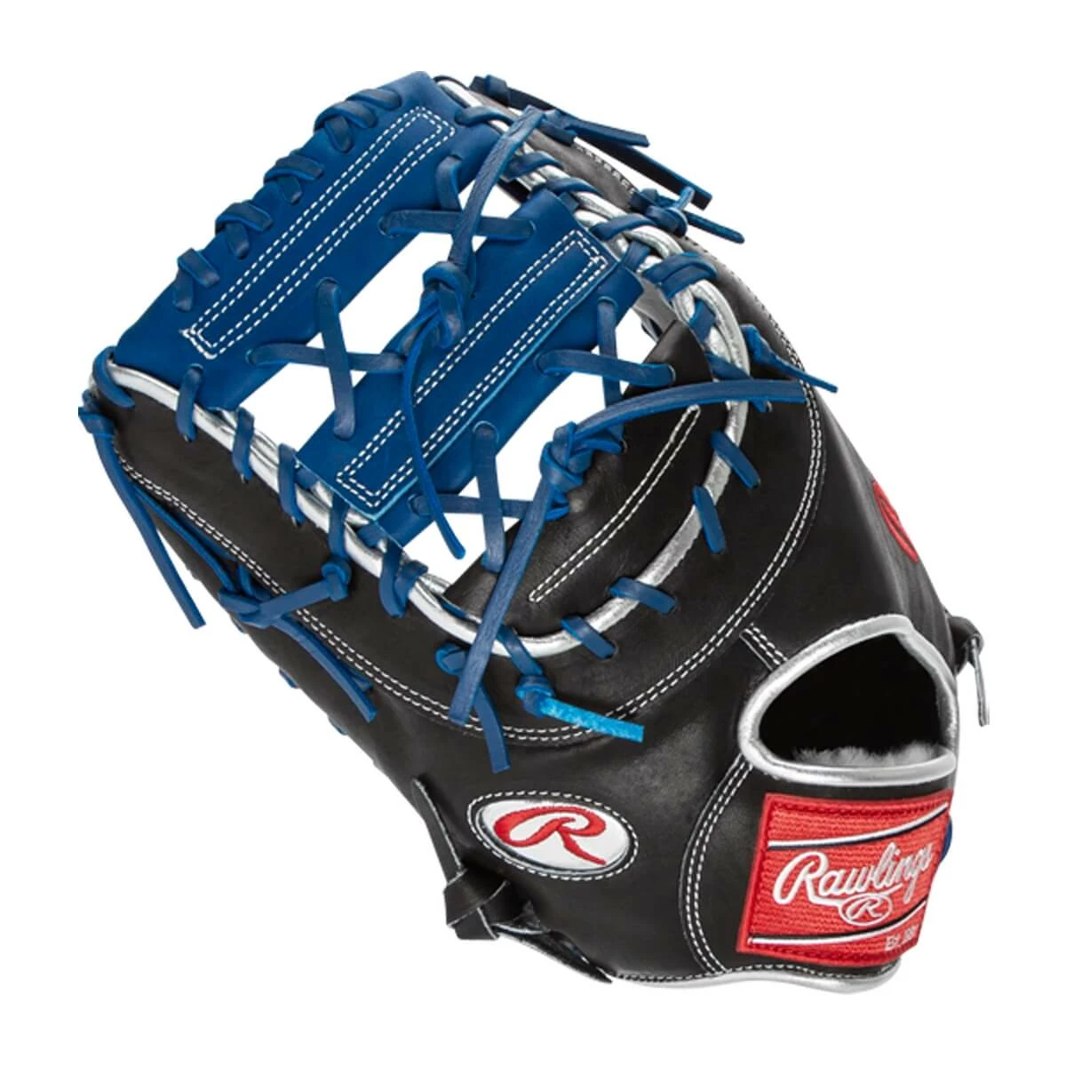Outlet ๐ Rawlings Pro Preferred 12.75" Anthony Rizzo First Base Mitt: PROSAR44B Black, Blue, Silver ๐ 11 Outlet ๐ Rawlings Pro Preferred 12.75" Anthony Rizzo First Base Mitt: PROSAR44B Black, Blue, Silver ๐ - Image 9
