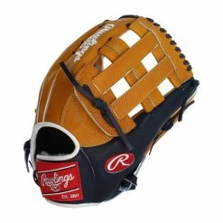 Wholesale 👍 Rawlings Pro Preferred 12.75" Baseball Glove: PROS3039-6TN Brown, Navy 👍 -BaseBallBat Sales Store ec79 03 19 31313 2 m