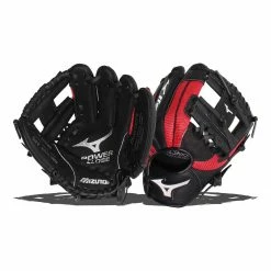 Best Pirce 🎉 Mizuno Prospect PowerClose 10" Youth Baseball Glove: GPP1000Y3RD Black, Red 🛒 -BaseBallBat Sales Store ece2 09 18 30865 l