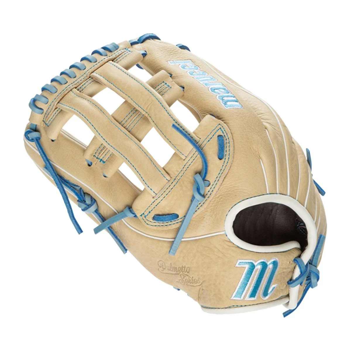Best Pirce ⌛ Marucci Palmetto Series 12.75" Fastpitch Softball Glove: MFGPLM1275FP Blue, Tan 👍 4 Best Pirce ⌛ Marucci Palmetto Series 12.75" Fastpitch Softball Glove: MFGPLM1275FP Blue, Tan 👍 - Image 2
