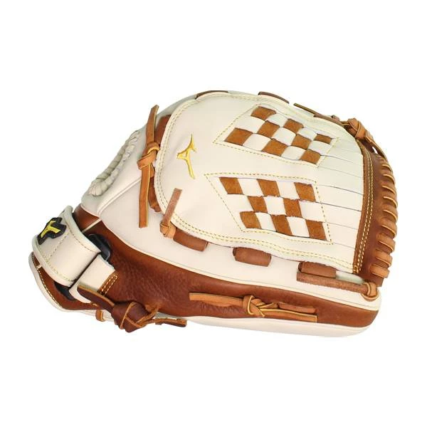 Cheap 👍 Mizuno Classic Pro Soft 13" Fastpitch Softball Glove: GCF1300F3 Brown, White 👍 12 Cheap 👍 Mizuno Classic Pro Soft 13" Fastpitch Softball Glove: GCF1300F3 Brown, White 👍 - Image 10