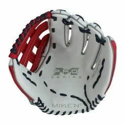 Hot Sale 👏 Miken 14" Pro Series Slow Pitch Softball Glove: PRO140-WSN Grey, Blue, Red 😀 -BaseBallBat Sales Store f152 03 19 31193 5 m