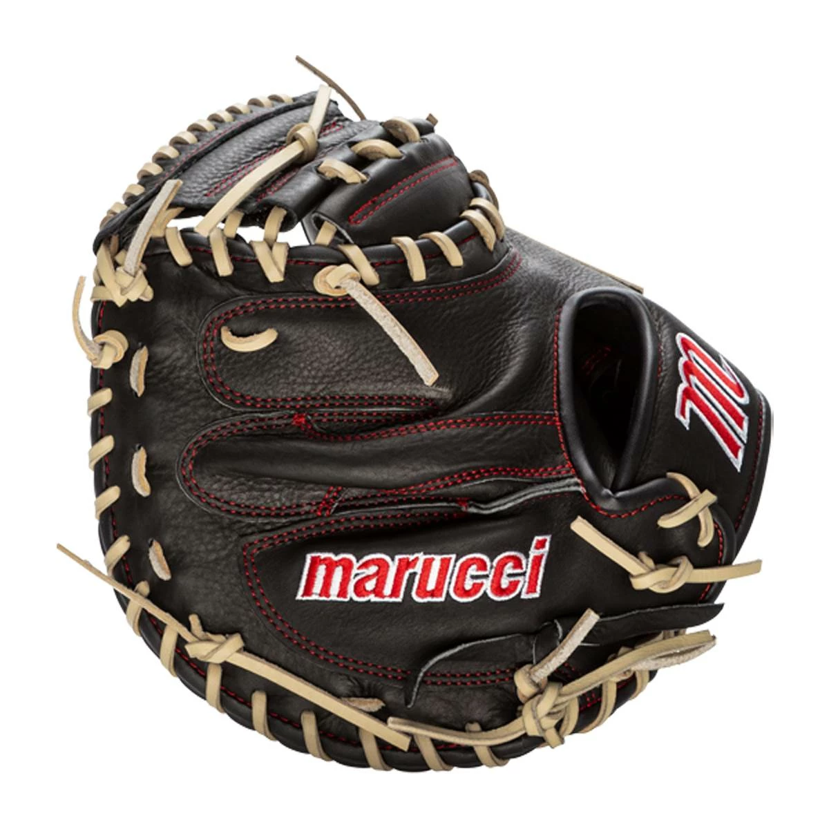 Discount ⌛ Marucci Acadia Series 32" Youth Baseball Catcher's Mitt: MFGACM220C1 Black, Red ✔️ 7 Discount ⌛ Marucci Acadia Series 32" Youth Baseball Catcher's Mitt: MFGACM220C1 Black, Red ✔️ - Image 5