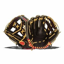Cheapest 😍 Wilson A1000 1912 12" Baseball Glove: WBW10013612 Black, Red, Tan ❤️