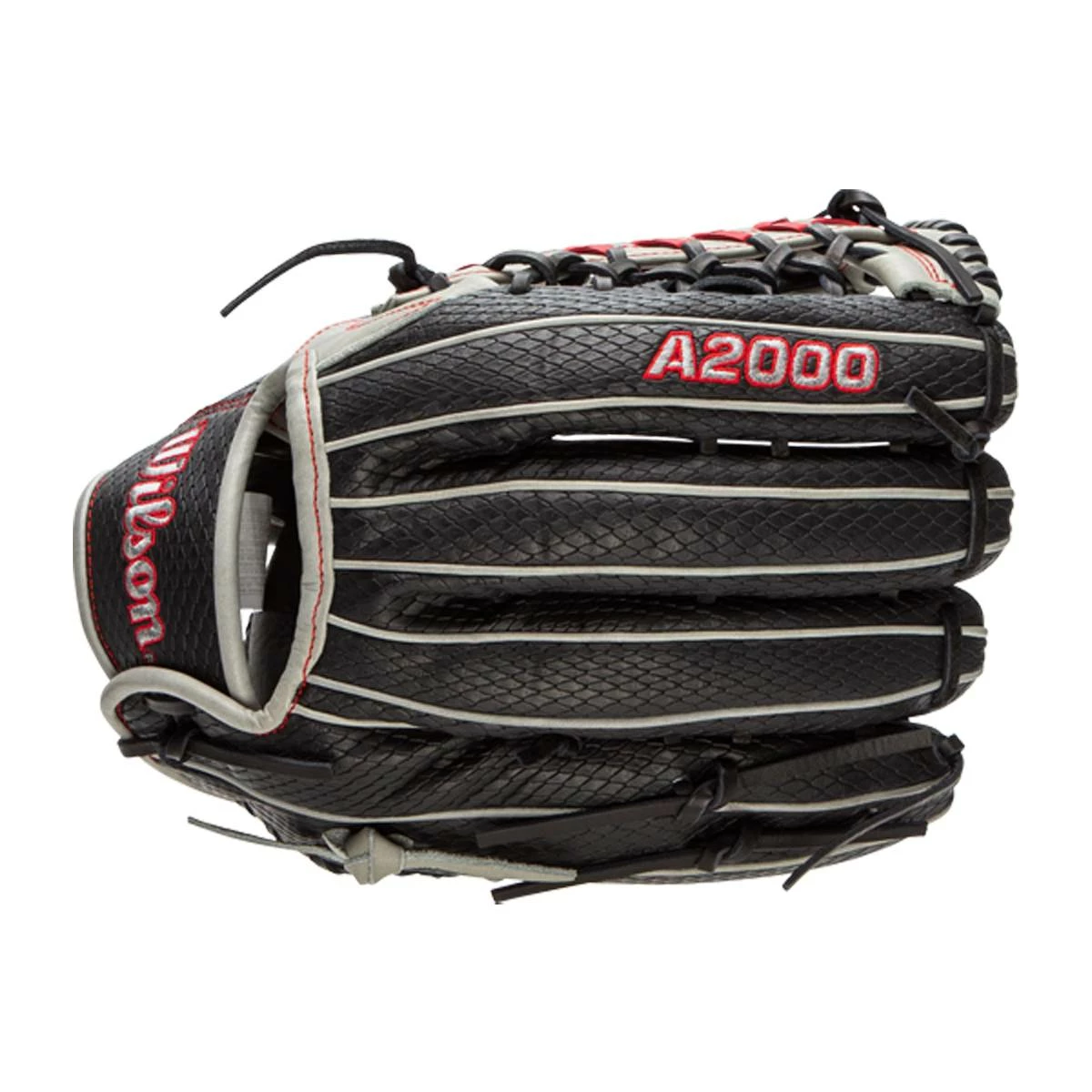 Budget ๐ Wilson A2000 Super Snakeskin PF92 12.25" Baseball Glove: WBW1001101225 Black, Grey ๐ 5 Budget ๐ Wilson A2000 Super Snakeskin PF92 12.25" Baseball Glove: WBW1001101225 Black, Grey ๐ - Image 3