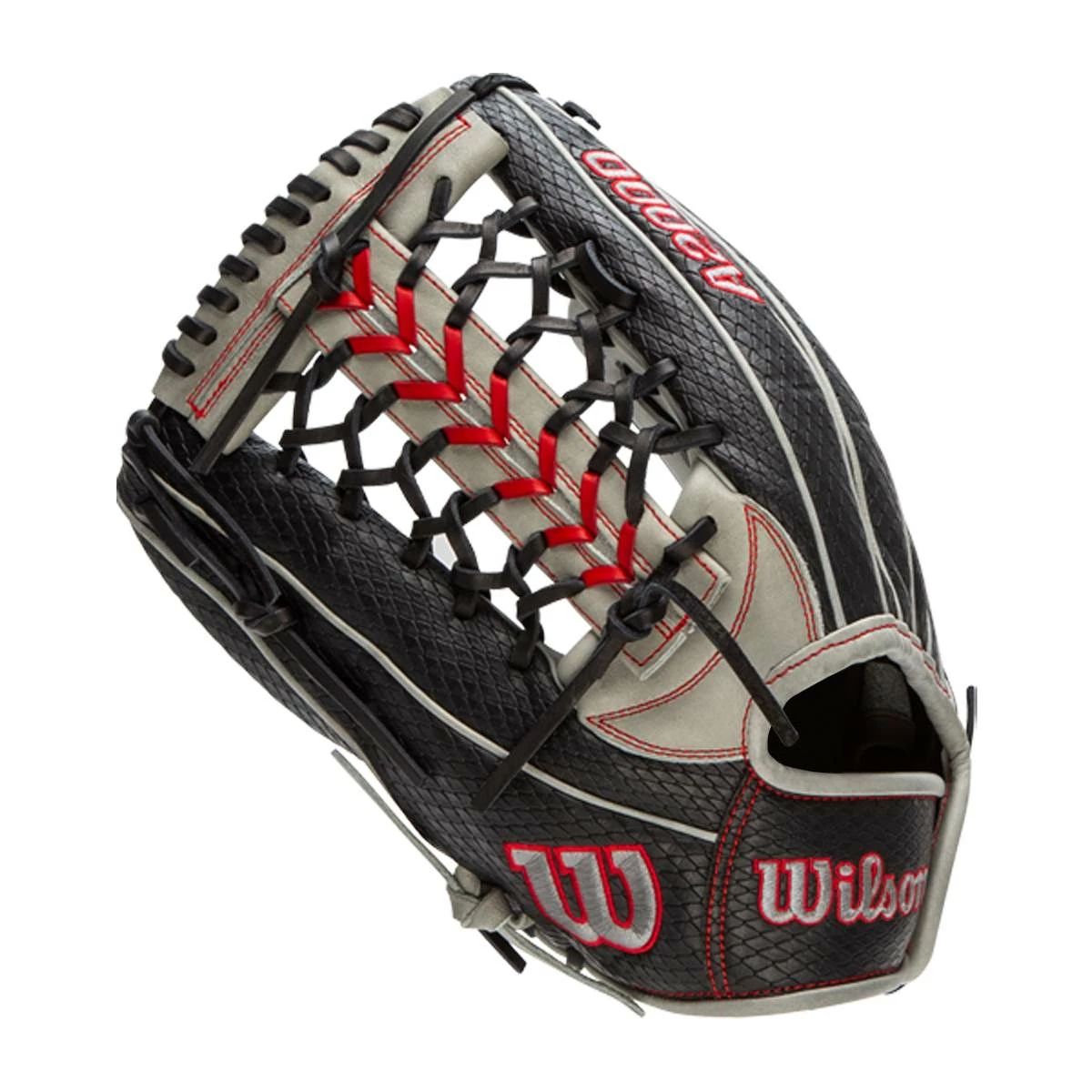 Budget ๐ Wilson A2000 Super Snakeskin PF92 12.25" Baseball Glove: WBW1001101225 Black, Grey ๐ 8 Budget ๐ Wilson A2000 Super Snakeskin PF92 12.25" Baseball Glove: WBW1001101225 Black, Grey ๐ - Image 6