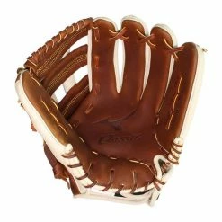 Brand new 🎁 Mizuno Classic Pro Soft 12" Fastpitch Softball Glove: GCF1200F3 Brown, White 🎁 -BaseBallBat Sales Store fd01 09 18 30811 1 m
