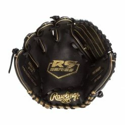 Wholesale 🔔 Rawlings R9 12" Baseball Glove: R9206-9BG Black, Gold 🧨 -BaseBallBat Sales Store ffa5 11 21 rawlings r9 12 baseball glove r9206 9bg 33538 13 l